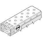 73927-0009, Connector Accessories Female 20 POS SFP Cage Liquid Crystal Polymer Black Right Angle Tray (25 Items)