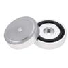 4Pcs Anti Vibration Amplifier Feet, 4010mm Aluminium Alloy Universal Copper Speaker Spikes Isolation Sand Blasting Amplifier Pads Feet (Silver) view 4