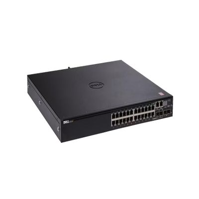 Dell Networking N3024P 24-Port PoE+ Gigabit Ethernet Managed Switch [No Rail Kit] (Renewed)