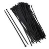 100Pcs Black Nylon Network Cord Cable Zip Wire Tie Fastener 16" view 2