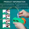 5 pieces Optical Fiber Connector Cleaner Komshine KCC-600 With 600 times Cleaning view 2