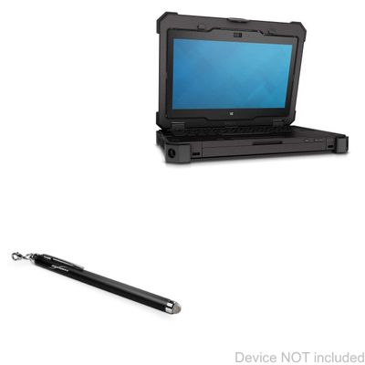 BoxWave Stylus Pen Compatible with Dell Latitude 7214 Rugged Extreme (12 in) - EverTouch Capacitive Stylus, Fiber Tip Capacitive Stylus Pen - Jet Black