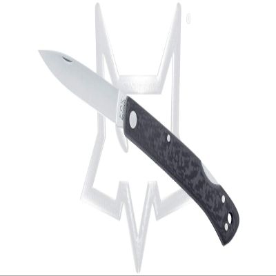 Fox Lockback 573CF 440C Stainless and Carbon Fiber Pocket Knife