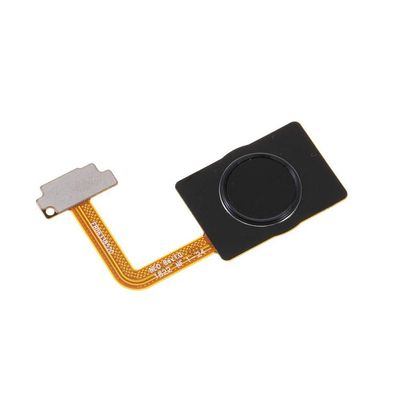 Home Key Fingerprint Button Flex Cable Part Replacement Part for LG Q7 Q710 (Black)