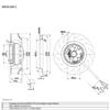 HRSTAR New Original Centrifugal Turbo Fan R2E180-CB28-17 230V Size180mm Cooling Fans view 1