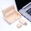 Maple Wood USB Flash Drive with Wooden Box U Disk Memory Stick Pen Drive (2.0/4GB) view 4