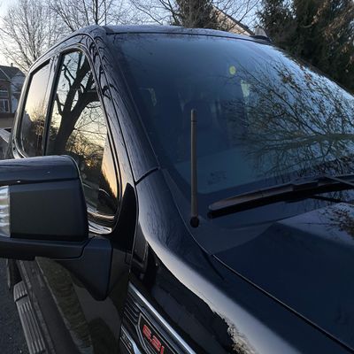 7 Inch Antenna Mast Black for GM Cars and Trucks New