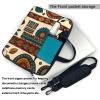 African Ethnic Pattern Print Laptop Bag Pouch Briefcase Fits 13/14/15.6 inch Notebook Computer Bags for Women Men view 3