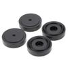 4Pcs Anti Vibration Amplifier Feet, 4010mm Aluminium Alloy Universal Copper Speaker Spikes Isolation Sand Blasting Amplifier Pads Feet (Black) view 1