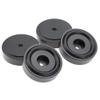 4Pcs Anti Vibration Amplifier Feet, 4010mm Aluminium Alloy Universal Copper Speaker Spikes Isolation Sand Blasting Amplifier Pads Feet (Black) view 2