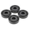 4Pcs Anti Vibration Amplifier Feet, 4010mm Aluminium Alloy Universal Copper Speaker Spikes Isolation Sand Blasting Amplifier Pads Feet (Black) view 3