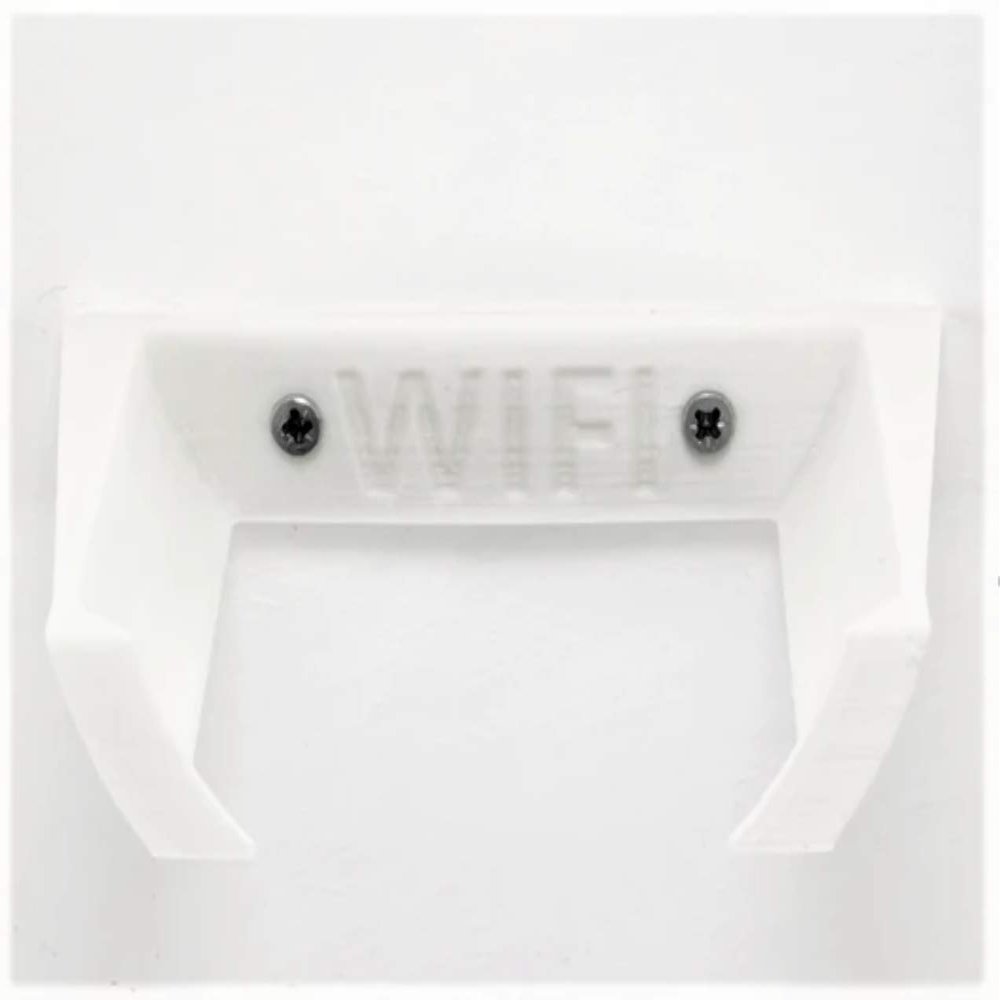 3D Cabin Product Compatible with Google WiFi Wall Mount/Bracket White