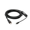 Tripp Lite USB C to HDMI Cable Adapter (M/Thunderbolt 3 HDMI Cable Adapter, Gen 1, Converter in Middle of Cable, 4K HDMI @ 60 Hz, 4: Black, 10 ft. (U444-010-H4K6BM) view 2