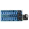 Ethernet Controller Network Web Server + 16-Channel Relay Module with RJ45 Interface for Controlling Lights, and Refrigerator view 1