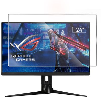 2 Pack 24" Anti Glare Matte Screen Protector for Sceptre/LG/Dell/HP/Acer/ViewSonic/ASUS/Aoc/Samsung/KOORUI/InnoView/CRUA/BenQ/SANSUI Diagonal 24" 16:9 LED PC Screen Gaming Monitor (20.9" x 11.8" / W x H)