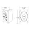 Earthquake Sound MiniMe DSP P-10 10-inch Powered Subwoofer with DSP Control and SLAPS Passive Radiator Technology view 4