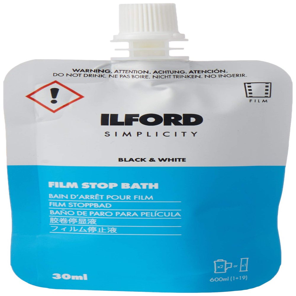 Ilford Simplicity Stop Bath, 30mL Sachet, 12-Pack