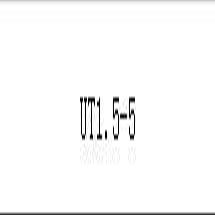 Davitu 100pcs /lots 1.5mm2 3/4/5/6/8 mm UT fork bare terminals cold pressing wiring terminal Y/U type connection piece Ground plate - (Color: UT155)