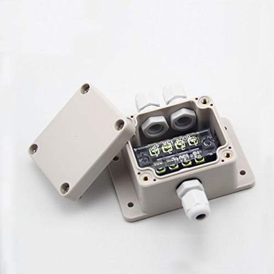 Davitu 635845mm Plastic Waterproof Outdoor Power Supply Cable Branch Box with Terminal 1 in 2 out