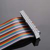 Davitu 40P Double Head Connecting Wire Coloured Row Line 30CM Terminal Winding Displacement Cable view 2