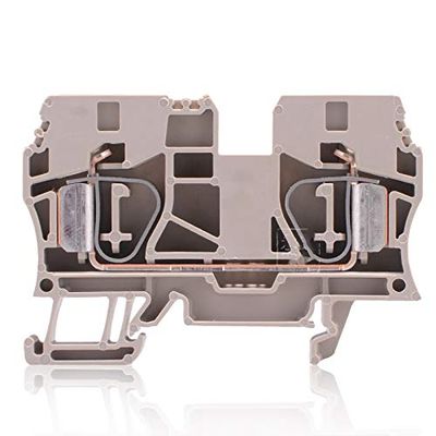 Davitu 10pcs/bag Terminal ZDU10 rail Wiring board connector terminals Wire Cable Terminal