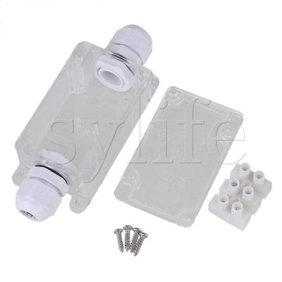 Davitu Waterproof IP65 T06-MM3S Terminal Outdoor 2 Cable Transparent Junction Box