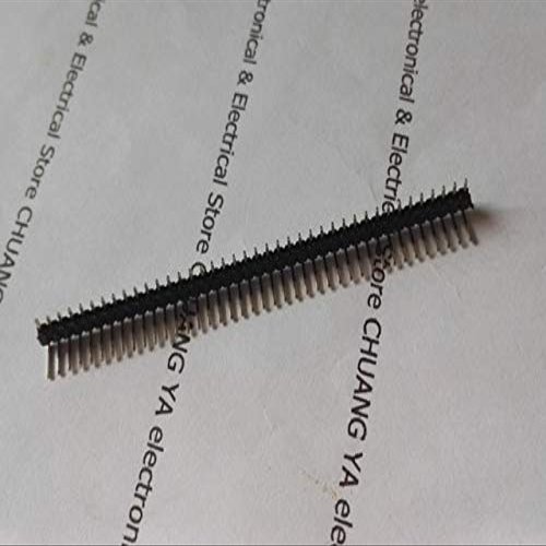 Onvas 2.0mm 1*40P 2*40Pin pin header / female header / single or double row / copper Straight or Curved needle - (Color: 1x40 pin Curved)
