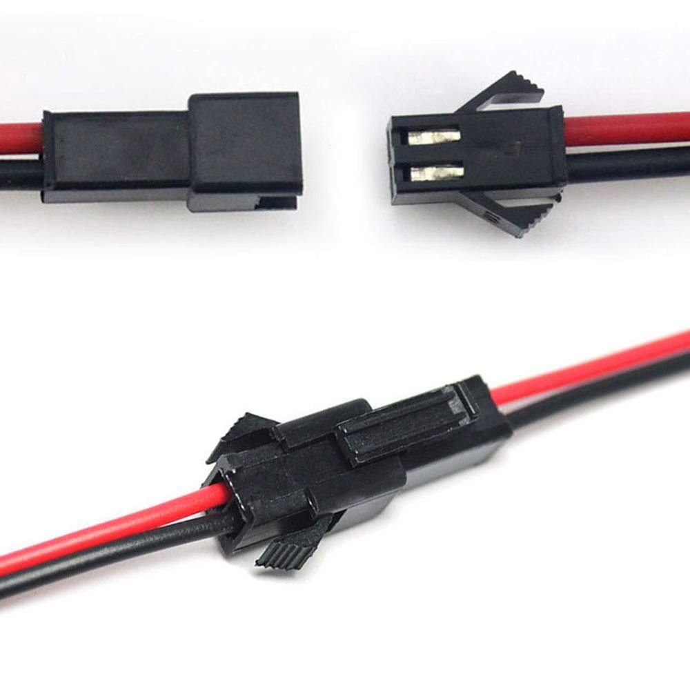 Davitu 10 Pairs Of Terminal Connecting Wire SM Terminal Line LED Downlight Ceiling Lamp Male To Female Plug Terminal Wire Connector