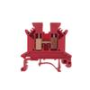 Davitu 5pcs UK-2.5B Rail Mounting Terminal Connector Blocks 0.2-2.5mm Red/Gray/Blue - (Color: 5PCS BLUE) view 3