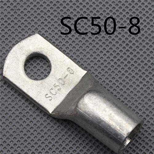Davitu 1piece SC(JGK)50-8 tinned copper cable lugs crimp type Electric power fittings equipment contact B type