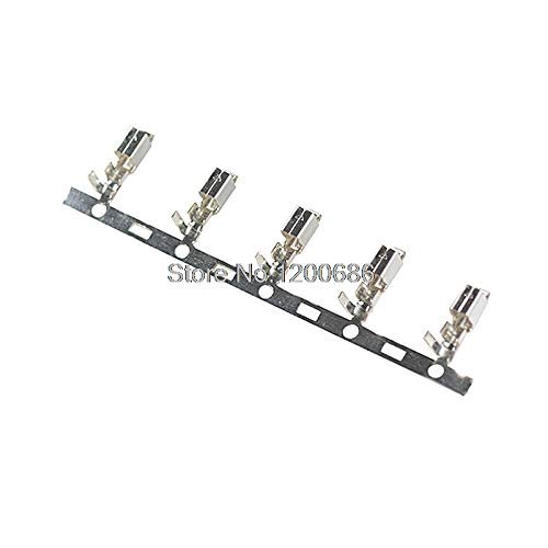 Davitu 100pcs Metal Jumper Wire Cable Terminal for Housing VH3.96 Female Male 3.96mm Connector for Multiple Pins vh3.96