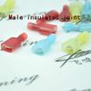 Davitu 500PCS Male Fully Insulated Joint (nylon) MDFN 1.25-250 Wire Connector Copper Terminals AWG 22-16 0.5-1.5MM2 Cable - (Color: Red) view 3