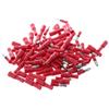 Davitu 100x Cable lugs Round sockets + Round connector crimp Set Red - (Color: Red) view 2