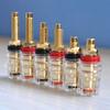 Davitu 20pcs/lot 65 crystal audio terminal audio DIY accessories speaker terminal - (Color: red) view 3