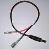 Davitu 12V DC 5.5 2.1 Male Terminal to red and black 6.3 plug 10PCS view 1