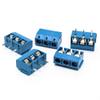 Davitu EASY-100PCS blue ABS KF301-3P 5.08mm 3 Pin Connect Terminal Screw Terminal Connector - (Color: Blue) view 2