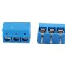 Davitu EASY-100PCS blue ABS KF301-3P 5.08mm 3 Pin Connect Terminal Screw Terminal Connector - (Color: Blue) view 4