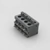Davitu 50PCS 5.0MM Screwless terminal block FS1.5-XX-500-03 PCB spring connector DG211 KF211 KF246 90degree - (Color: Grey, Pins: 4P) view 3