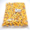 Davitu 500pcs FRD5.5-195 Yellow Vinyl Insulated Female Bullet Terminals and Connectors For 4.0-6.0mm2, 12-10 Wire view 1
