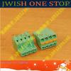 Davitu Pluggable PCB Terminal block screwless 2.5mm 2EDGKD-2.5 2EDGKD-2.5mm 2EDGKD2.5 2.5mm 2p 3p 4p 5p 6p 7p 8p 2edg-2.5mm - (Color: 4pin) view 4