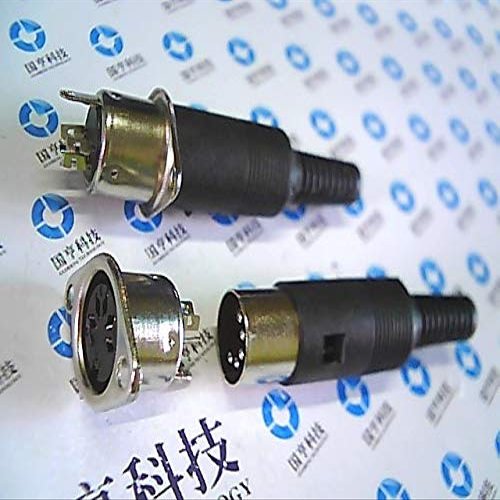 Davitu S terminal computer plug 5Pin socket short type MIDI wires male and female head 5pairs/lot
