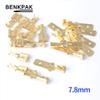 Davitu 10PCS 7.8mm Terminal 7.8 Male Female for H4 connector - (Color: 10pcs Female) view 2