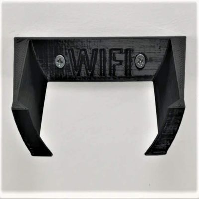3D Cabin Product Compatible with Google WiFi Wall Mount/Bracket Black