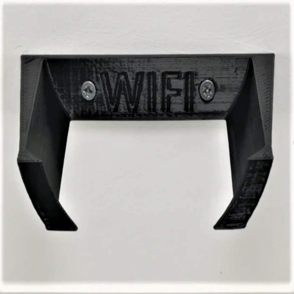3D Cabin Product Compatible with Google WiFi Wall Mount/Bracket Black