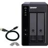 QNAP TR-002 2 Bay Desktop NAS Expansion - Optional Use as a Direct-Attached Storage Device view 2