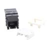 SMP Superior Molded Products UMJA601V UMJ Cat6 Voice Jack, Off White Bezel view 2