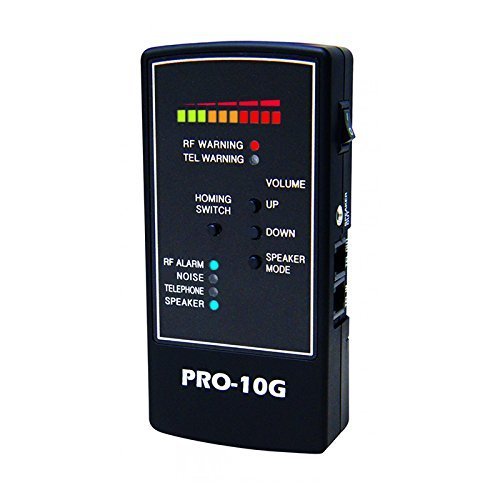 Spy Hawk PRO 10G Spy-Hawk Security Products Pro-10G The # 1 GPS Tracker Finder - Law-Grade Counter Surveillance Bug Sweep - Professional Handheld Detection of Active GPS Trackers, Mobile Phones (Renewed)