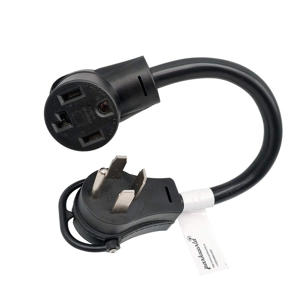 Parkworld 60752 Welder Adapter Cord Welding NEMA 14-60P to 14-30R Dryer 4 Prong Female, 30AMP, 1.5FT
