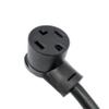 Parkworld 60752 Welder Adapter Cord Welding NEMA 14-60P to 14-30R Dryer 4 Prong Female, 30AMP, 1.5FT view 4