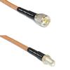 50 feet RG142 Silver Plated Mini UHF Male to SMA Female RF Coaxial Cable view 1
